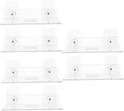 ARTIBETTER 3sets Hanging Holder Wall-Mounted Rack Modern Acrylic Storage for Bathroom Towel Rack Over Door Hanger 2pcs*3