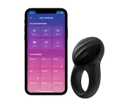 Satisfyer Signet Ring W-bluetooth App - Blue