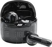 JBL Tune Flex, JBL Pure Bass Sound, Active Noise Cancelling with Smart Ambient, 4 mics for Perfect Calls, Up to 32 Hours of Battery Life, Water Resistant & sweatproof, Black Ghost