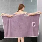 Wearable Bathrobe Multi-Function Womens Bath Towels Soft And Absorbent Towel