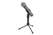 Samson Audio Q2U USB 1.9cm Podcasting Microphone Mic w Desktop Tripod Black