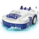 Cordless Robotic Pool Cleaner, Obstacle Avoidance, Self-Parking, Ideal for Above
