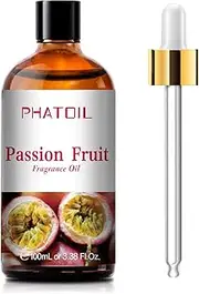 [PHATOIL] Passion Fruit Fragrance Oils 100ML/3.38FL.OZ, Essential Oils for Diffuser, Humidifier, Aromatherapy, DIY Candle, Soap and Scented Products Making