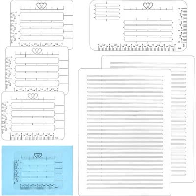 Straight Line Stencil Templates, Line Drawing Stencil Lettering Guide,8890