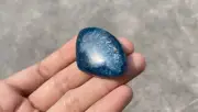 Flashy apatite rare peac cabochon top grad gemstone apatite
