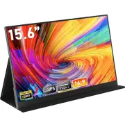 HONGO Portable Monitor 15.6 Inch Computer Display 1920x1080 Full HD Gaming IPS