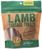 [HAP12003] HAPPY HOWIE'S Baker's Dozen Lamb Sausage Treats 4,1 Pack of 1 Piece
