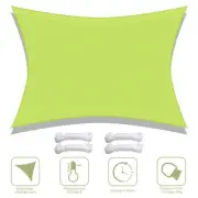 19x13Ft UV Block Rectangle Sun Shade Sail Canopy Outdoor Patio Pool Apple Green
