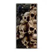 Skins Decal Wrap for Samsung Note 10 Plus Wicked Skulls Tattooed