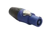 PD4020 25A 250Vac Powercon Connector Blue Keyed For Power In Put