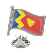 Birmingham Flag Silver Lapel Pin Badge