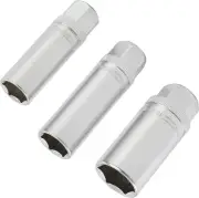 OEMTOOLS 3 Piece Magnetic Spark Plug Socket Set 5 8 16mm 9 16 13 16