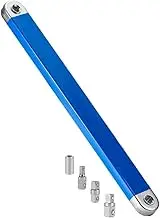 Poemtian Offset Extension Wrench Impact Heavy Duty Steel Construction, Premium High-Carbon Steel Offset Extension Wrench Kit With 4 Adapters - Reach Tight Spaces Effortlessly
