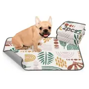 Washable Pee Pads for Dogs: 2-Pack Super Absorbent Reusable Puppy Pads, 100% ...