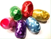 6 Rolls 198ft Long Curling Ribbon Balloons Party Supplies Crimped Gifts Wedding
