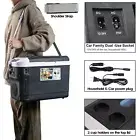 15L Portable Travel Car Refrigerator Freezer Truck Mini Fridge Camping 12V 24V