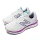 【NEW BALANCE】慢跑鞋 W680 V7 D 寬楦 女鞋 白 紫 反光 緩震 路跑 運動鞋 NB 紐巴倫(W680WN7-D)