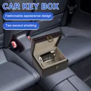 Keyless Car Key Blocker Box Signal Faraday Box Safety Blocking Pouch Anti Theft