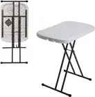 Adjustable Folding Laptop Table TV Tray Stand Study Computer Noteboook Desk 26"