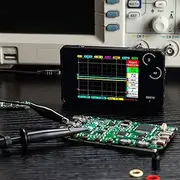 DS212 Portable Digital Oscilloscope, 2 Channel Oscilloscope with USB Interface, Built in 8MB U Disk Storage for Waveform Data and Images
