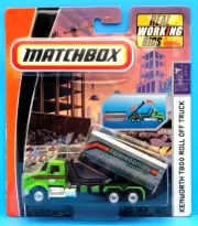 2009 - REAL MATCHBOX WORKING RIGS - KENWORTH T800 ROLL OFF TRUCK - MOVING PARTS