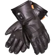 Minworth II D3O Heated Waterproof Black Motorcycle Gloves