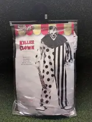 Spirit Halloween Costume Scary Killer Clown *Missing Mask*