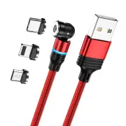 2.4A USB-A to Type-C/Micro/iP Charging Cable Copper Core Line 1M/2M Long for iPhone 12 13 14 14Pro for Huawei Mate50 for