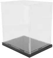 HONMEET Clear Acrylic Display Case Transparent Box Organizer for Figures Models and Collectibles Sturdy Showcase for DIY Micro Landscapes