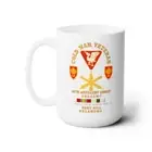 White Mug - Army - Cold War Vet - 46th Artillery Group - Fort Sill, OK - Missile