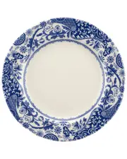 Spode Set of 4 Blue Italian Brocato 8in Salad Plates