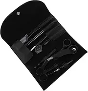 VICASKY 3sets 8pcs Eyebrow Tools Kit Eyebrow Razor Scissor Tweezers Eyelash Curler Compact Grooming for Home Travel Present 8pcs*3