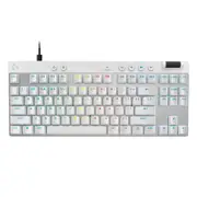 Logitech G PRO X TKL RAPID Gaming Keyboard (Magnetic Switches) (White)