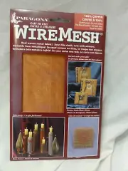 100% Copper CRAFT Wire Mesh 80 Mesh Woven by Amaco- NIP ~ Jewelry / Decor