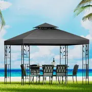 3x3m Art Gazebo InstaHut Marquee Iron Grey