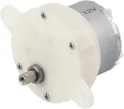 12V Slow Speed Small Geared Motor Gear Box with Terminal, Plastic Gear, Low Noise for Toys, Robots