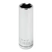 Powerbuilt 1/4 Inch Drive x 7/16 Inch 6 Point Deep Socket - 648296