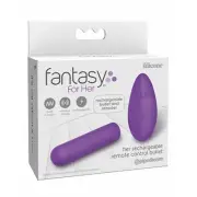 Fantasy For Her Rechargeable Remote Control Bullet - Purple USB Rechargeable ...