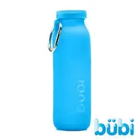 在飛比找蝦皮購物優惠-【Bubi】可摺疊便攜式矽膠水瓶 650ml『藍』(22oz