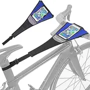Sweat Catcher Roller Trainer Bicycle Sweat Net Bicycle Sweat Net Catcher Roller Trainer Road Bike Trainer Sweatbands Bicycle Sweat Cover with Mobile Phone Case Anti-Sweat Quick Drying