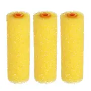 Paint Roller Cover 4 Inch Texture Sponge Brush for Household Wall 3Pcs