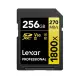 Lexar 雷克沙 Professional 1800x SDXC UHS - II 256G記憶卡 GOLD 系列