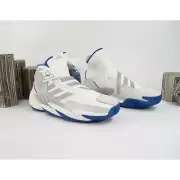 Adidas X Pharrell Williams Blue White Crazy BYW HU Basketball Shoes Mens 11 NIB