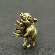 Brass Pig Figurines Small Pig Statue House Ornament Animal Figurines Decoration