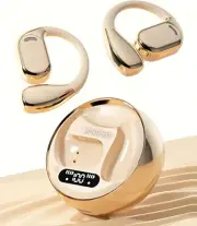 SPOTFISH Open Ear Headphones, True Wireless Earbuds Bluetooth 5.4,Hanging Ear Sp