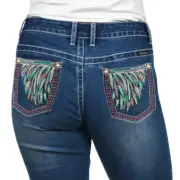 Pure Western,Womens Skylar Relaxed Rider Jeans
