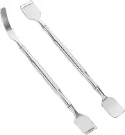 Ipetboom 2pcs Face Stainless Steel Comedone Removal Tool for Pimple Poing and Face Scrubbing
