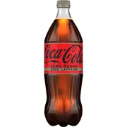 Coca-Cola Caffeine Free Zero Sugar Soft Drink Bottle 1.25L