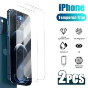2x Tempered Glass Screen Protector For Apple iPhone 16 15 14 13 12 11 Pro Max XR