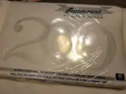Fieldcrest Vintage Full Flat Sheet White 200 Luxury Percale Sheet New